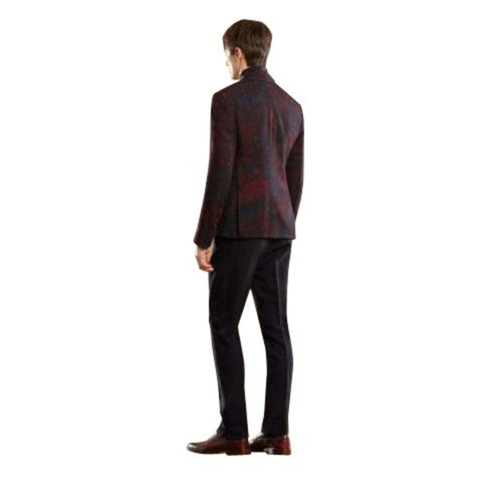 Gucci Men's Multi-Color Runway Sketch-Printed Flannel Dandy Jacket (G 50R / US - Picture 4 of 12